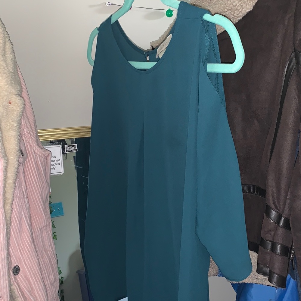 Loft Teal Blouse